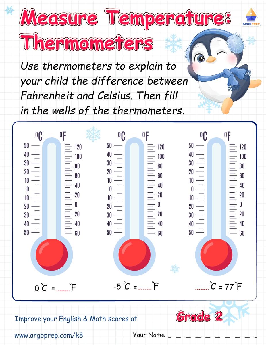 Measurement Worksheets Reading A Thermometer Worksheets Made By Teachers