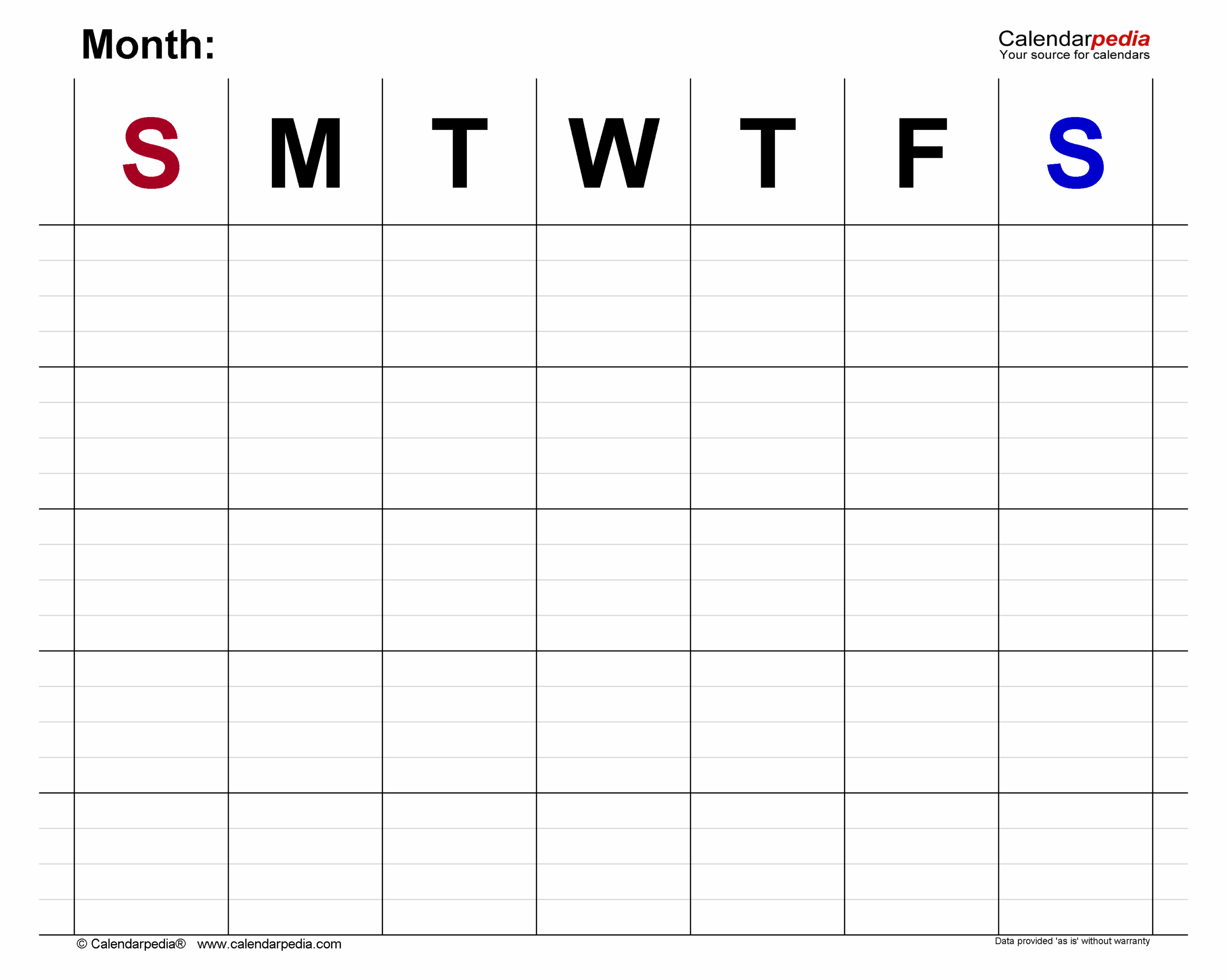 Monthly Planner Templates In PDF Format Monthly Planner Templates In PDF Format