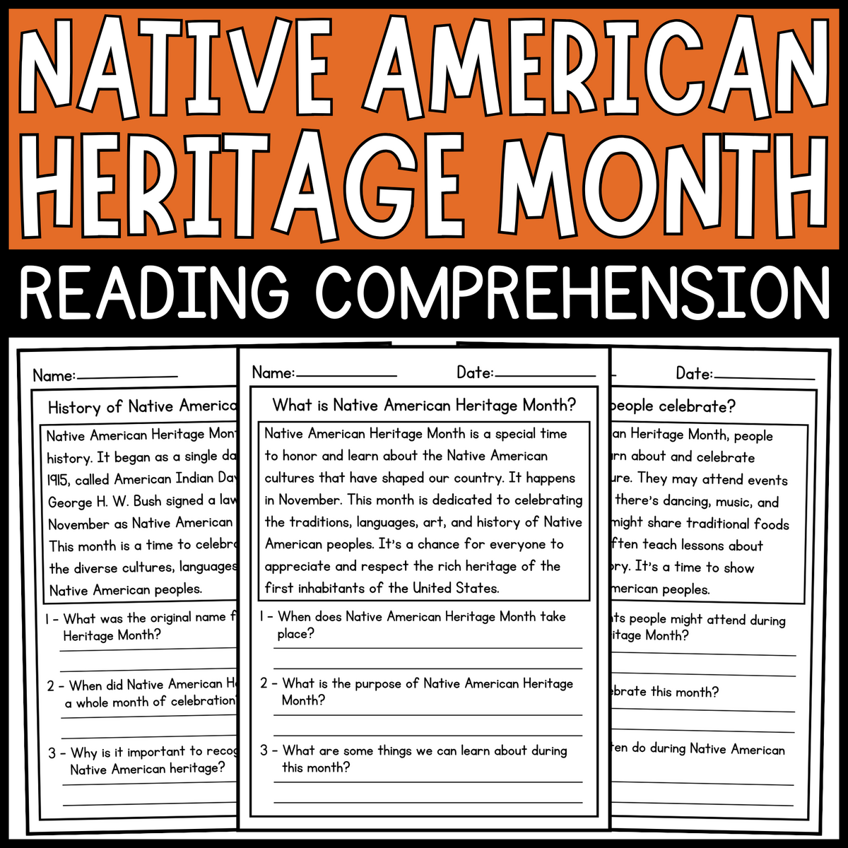 Native American Heritage Month Reading Comprehension Passages And Questions Made By Teachers Native American Regions Social Studies Reading Comprehension Passages K 2 Made By Teachers