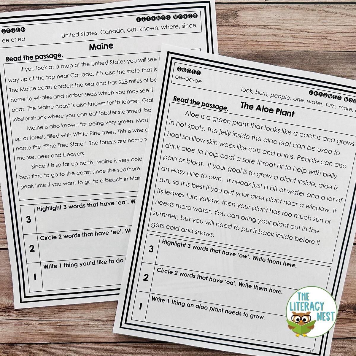 Nonfiction Decodable Passages For Spelling Generalizations The Literacy Nest