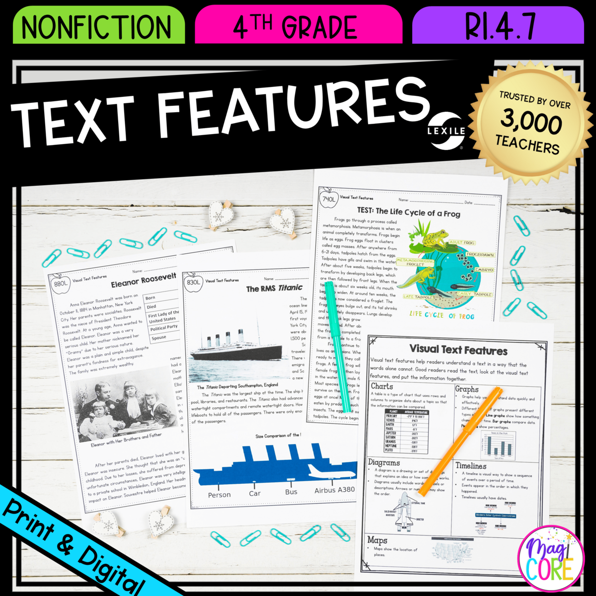 Nonfiction Text Features 4th Grade MagiCore Nonfiction Text Features 4th Grade MagiCore