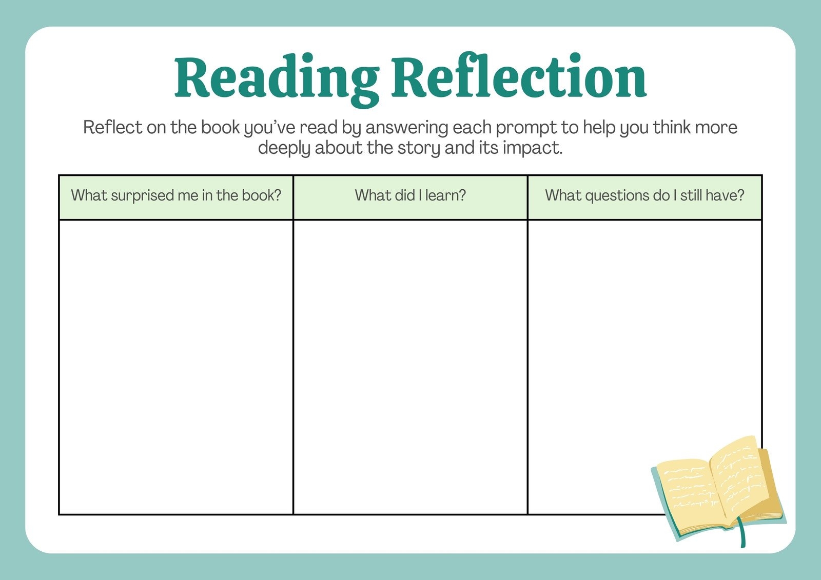 Page 3 Free Custom And Printable Reading Worksheet Templates Canva