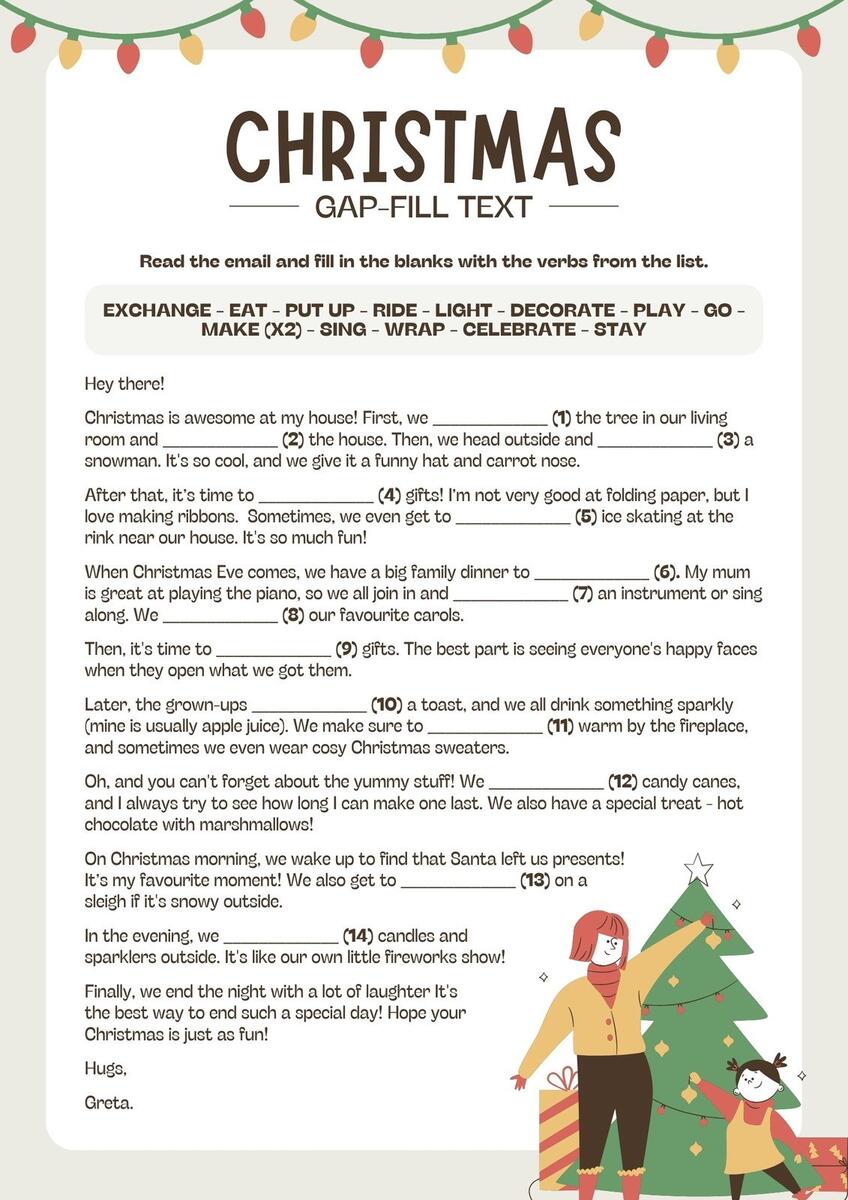 Page 3 Free Editable Christmas Worksheet Templates Canva