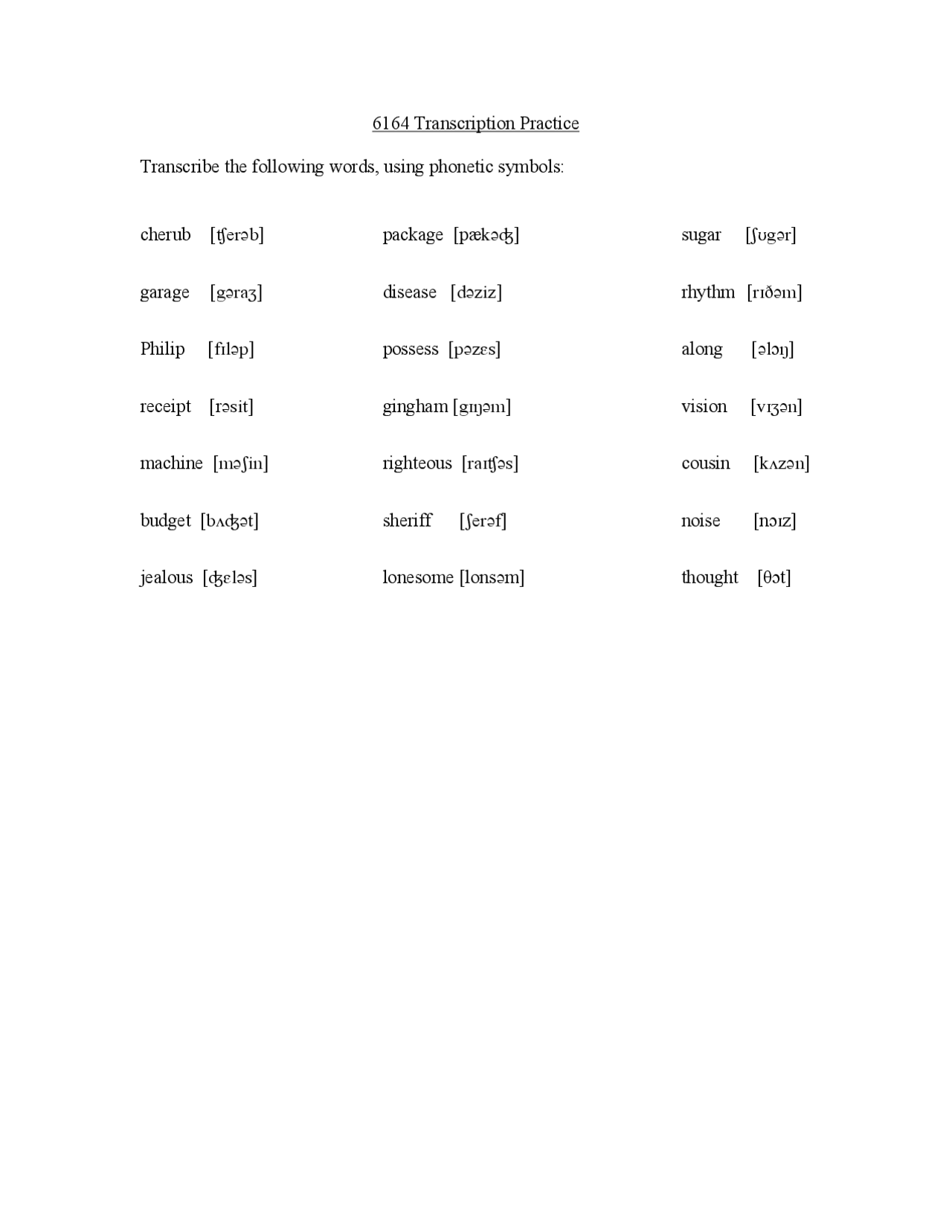 Phonetic Transcription Practice Exercises Linguistics Docsity IPA Transcription Practice For Phonetics With Keys ESL Worksheet By Schwa1