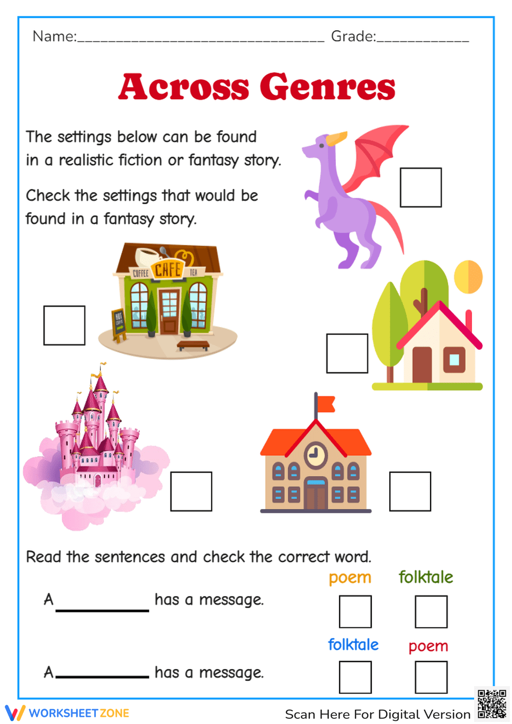Printable Folktales Worksheets Printable Folktales Worksheets