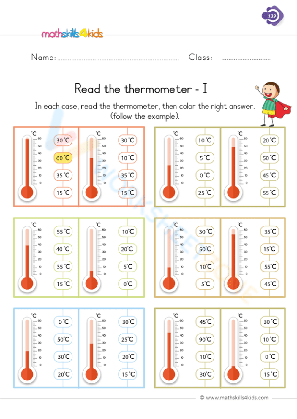 Printable Grade 3 Measurement Worksheets