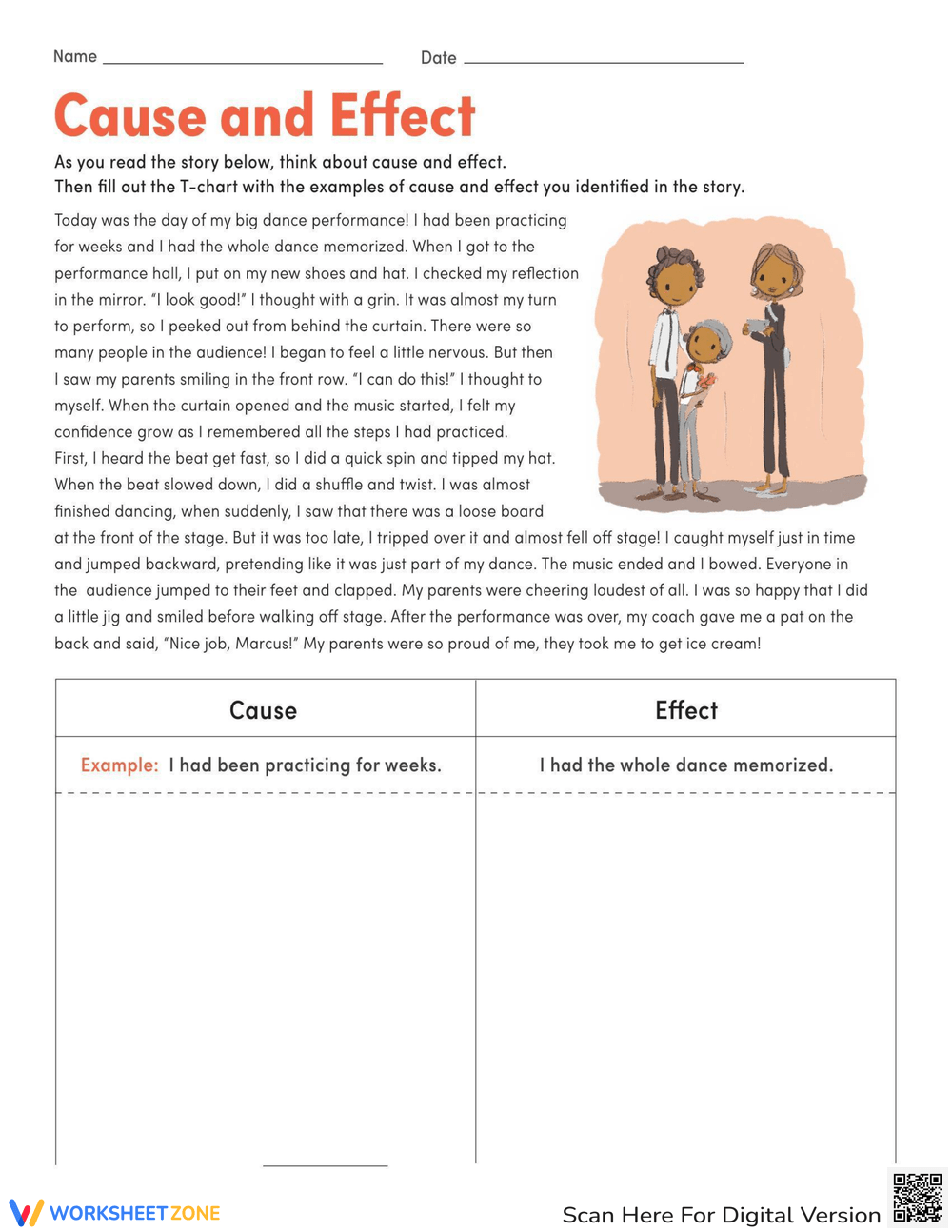 Printable Grade 4 Cause And Effect Worksheets