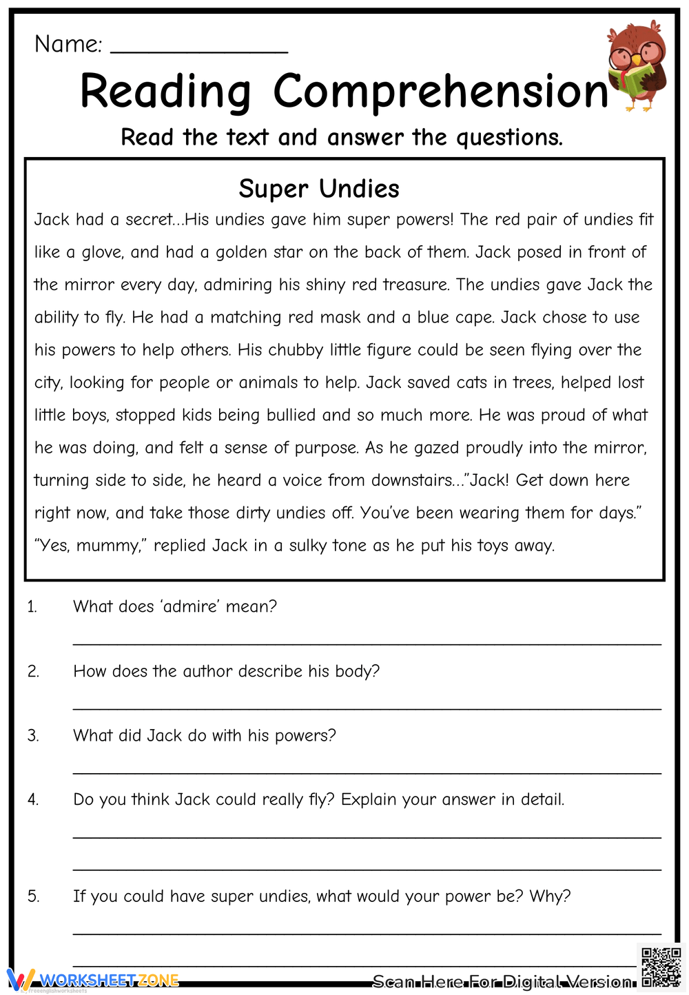 Printable Grade 5 Level M Reading Comprehension Worksheets Kindergarten Reading Comprehension Worksheets Superstar Worksheets