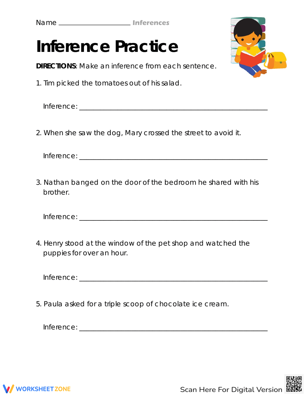 Printable Grade 6 Making Inferences Worksheets Download Printable Grade 6 Making Inferences Worksheets Download
