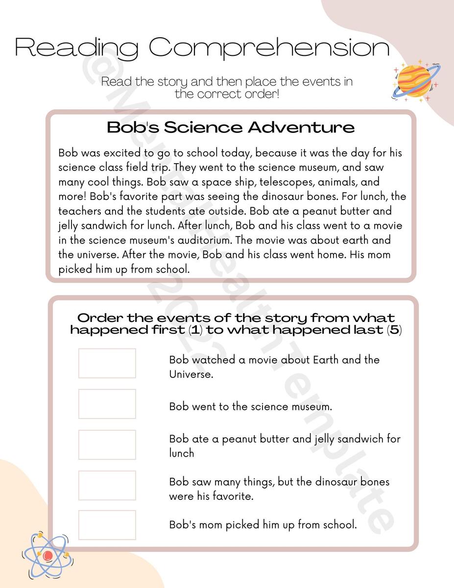 Printable Reading Comprehension Question Worksheets For Kids 5 Editable Worksheets ABA Therapy Teaching Counseling Learning Etsy Printable Reading Comprehension Question Worksheets For Kids 5 Editable Worksheets ABA Therapy Teaching Counseling Learning Etsy