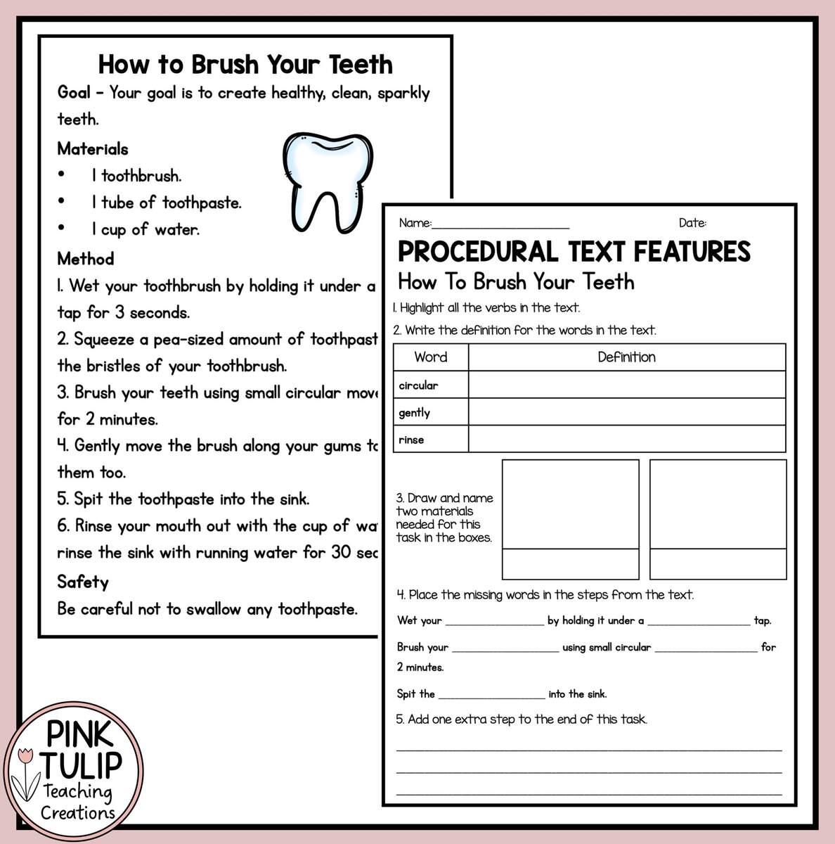 Procedural Text Examples Ten Reading Samples With Comprehension Etsy New Zealand Procedural Text Examples Ten Reading Samples With Comprehension Etsy New Zealand