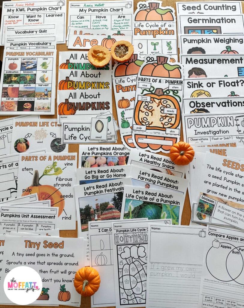 Pumpkin Science Unit And Craft