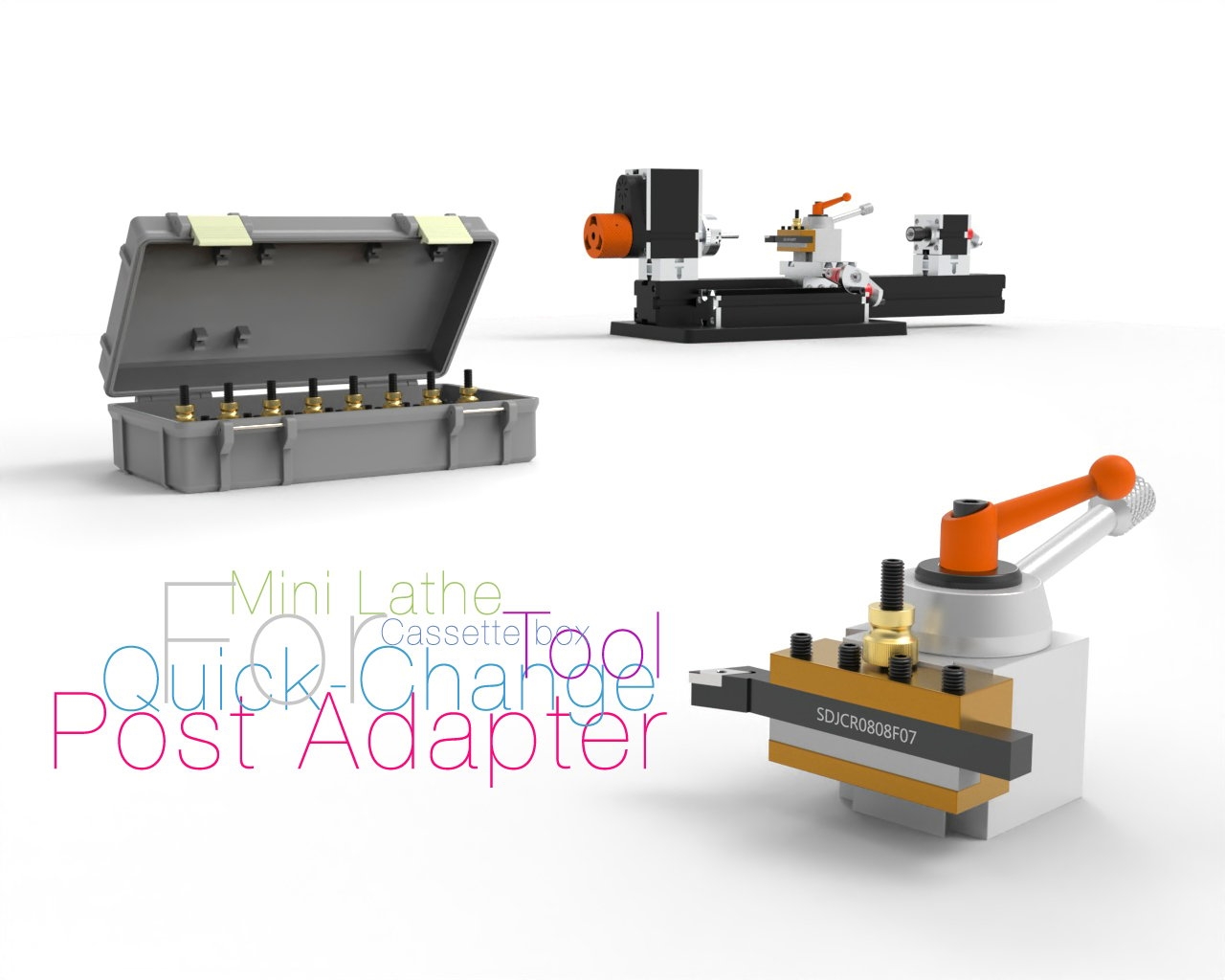 Quick Change Tool Post Adapter For Mini Lathe Cassette Box Share Project PCBWay Quick Change Tool Post Adapter For Mini Lathe Cassette Box Share Project PCBWay