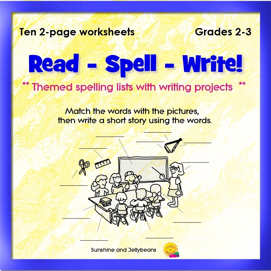 Read Spell Write Themed Spelling Lists And Writing Projects Grades 2 3 CCSS Made By Teachers Read Spell Write Themed Spelling Lists And Writing Projects Grades 2 3 CCSS Made By Teachers