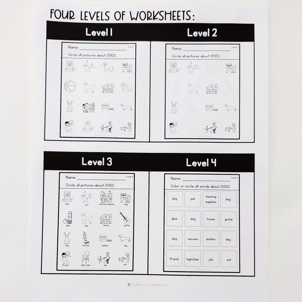 Reading Comprehension Activities In Special Education Teach Love Autism FREE Easy Reading Comprehension Passages
