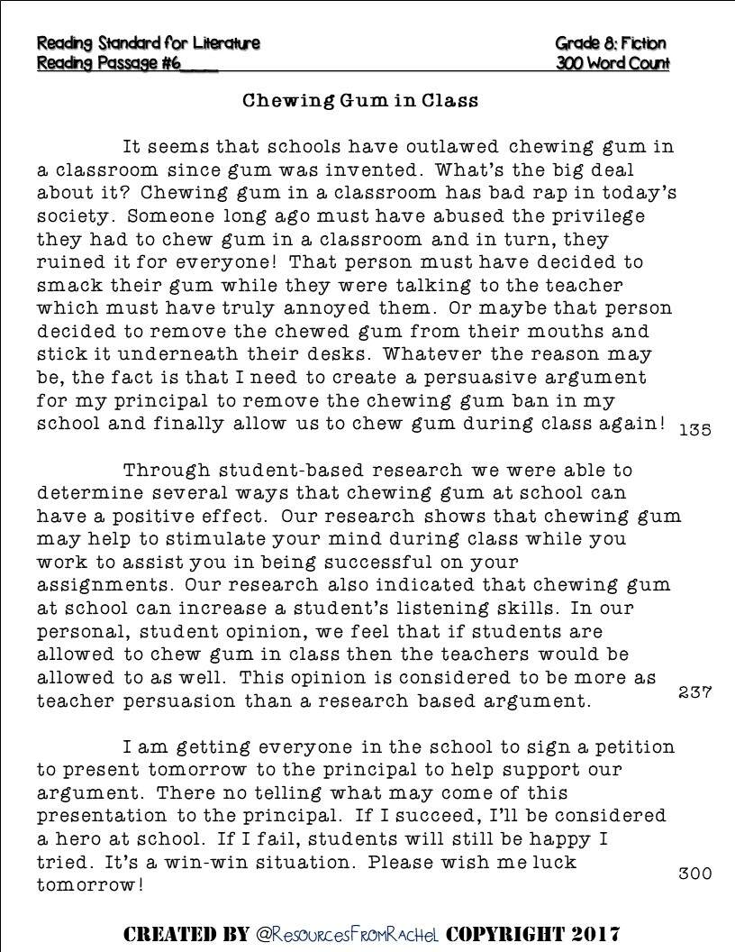 Reading Comprehension Assessments 8th Grade Volume 2 Made By Teachers Reading Comprehension Assessments 8th Grade Volume 2 Made By Teachers