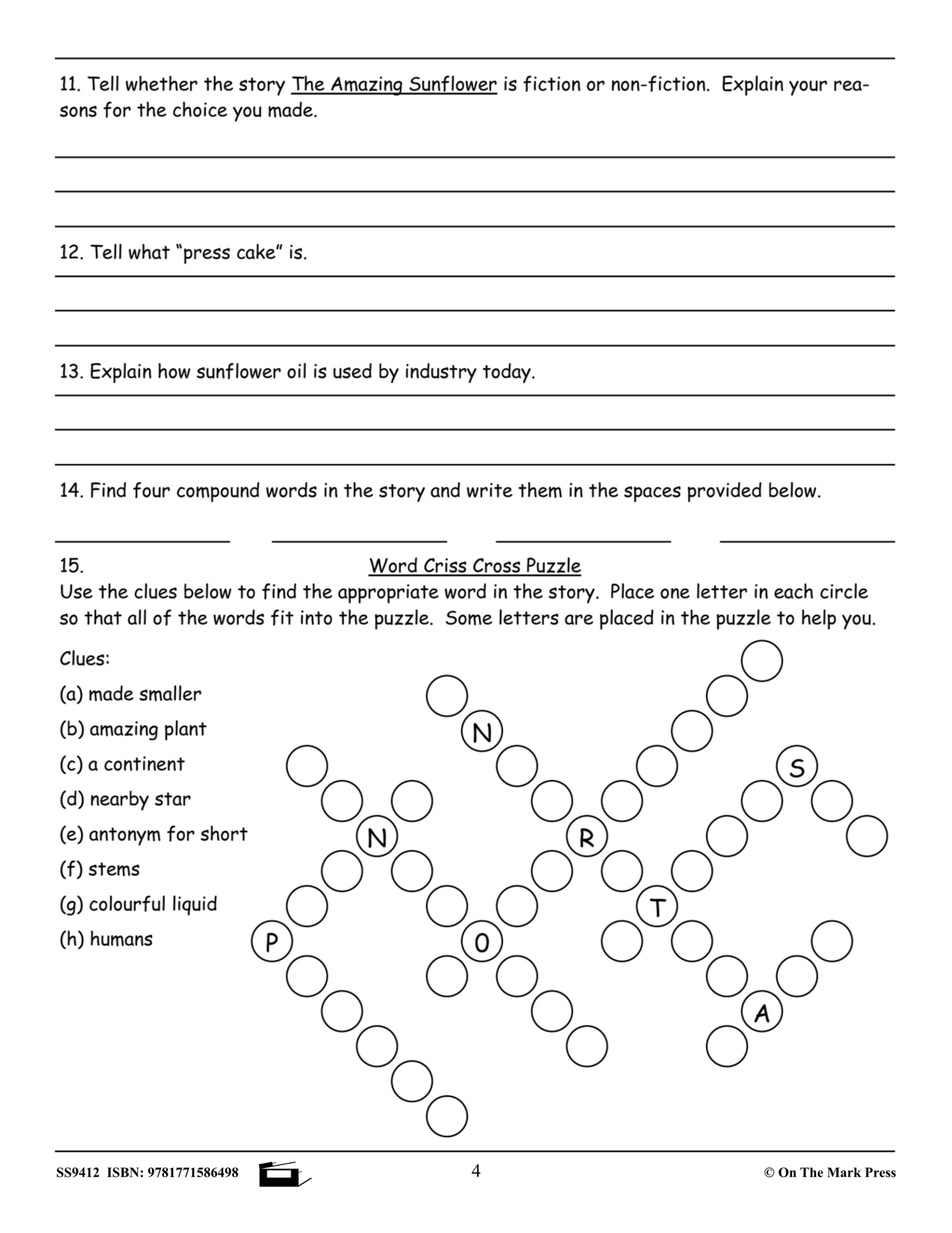 Reading Comprehension Exercises Grade 6 For The Ontario Standardized T Worksheets Library Reading Comprehension Exercises Grade 6 For The Ontario Standardized T Worksheets Library