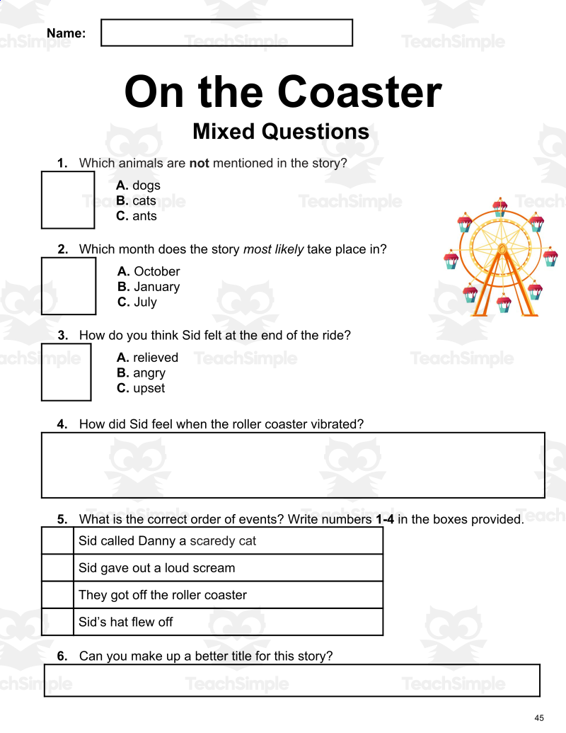 Roller Coaster Activities And Lesson Plans For 2026 Teaching With Jodi Durgin And Company