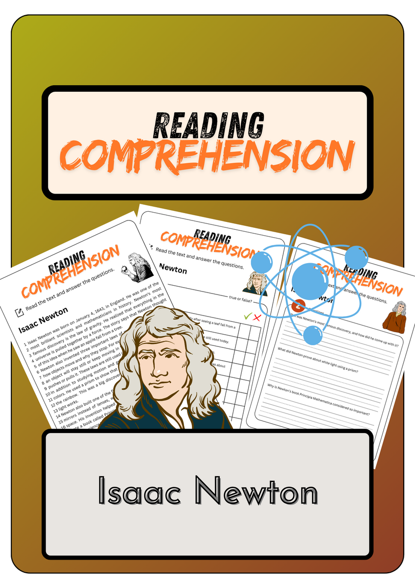 Reading Comprehension Isaac Newton Solutions Made By Teachers Reading Comprehension Isaac Newton Solutions Made By Teachers