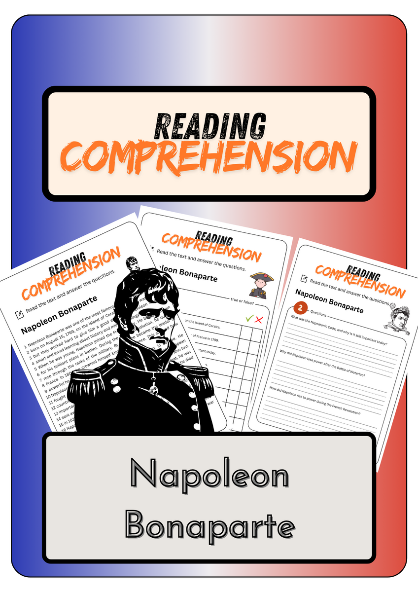 Reading Comprehension Napoleon Bonaparte Solutions Made By Teachers