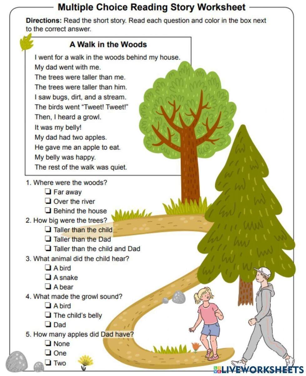 Reading Comprehension Online Exercise For Grade 3 Worksheets Library