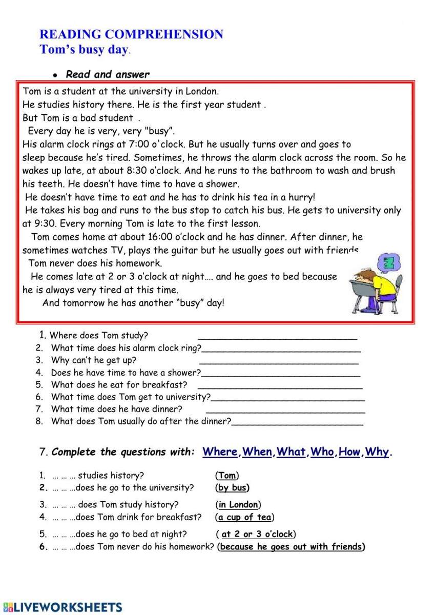 Reading Comprehension Online Worksheet For Grade 5 You Can Do The Worksheets Library Reading Comprehension Online Worksheet For Grade 5 You Can Do The Worksheets Library