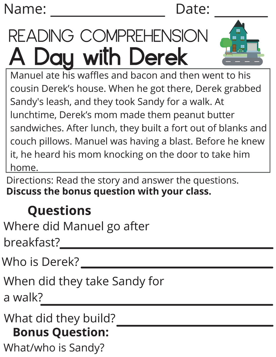 Reading Comprehension Passages 1st Through 3rd Grade Part 2 Worksheets Made By Teachers Free Printable 3rd Grade Reading Worksheet Templates Worksheets Library