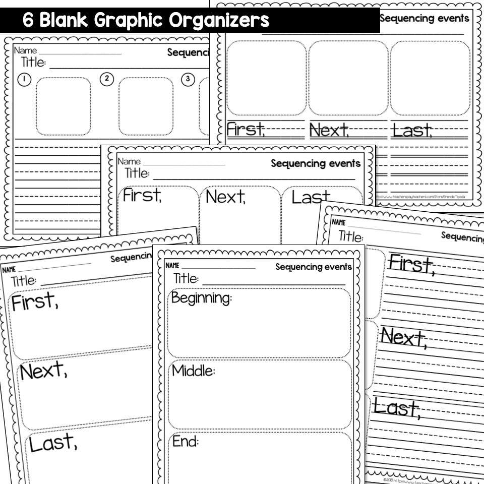 Reading Comprehension Passages And Worksheets For Teaching Sequencing 1st Grade Tejeda S Tots