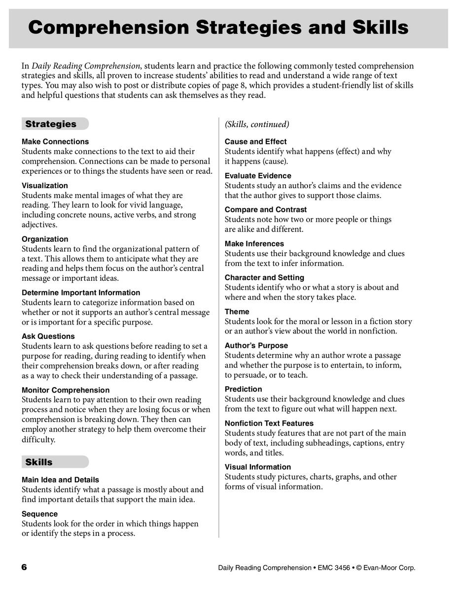 Reading comprehension practice student copy Flip EBook Pages 1 50 AnyFlip