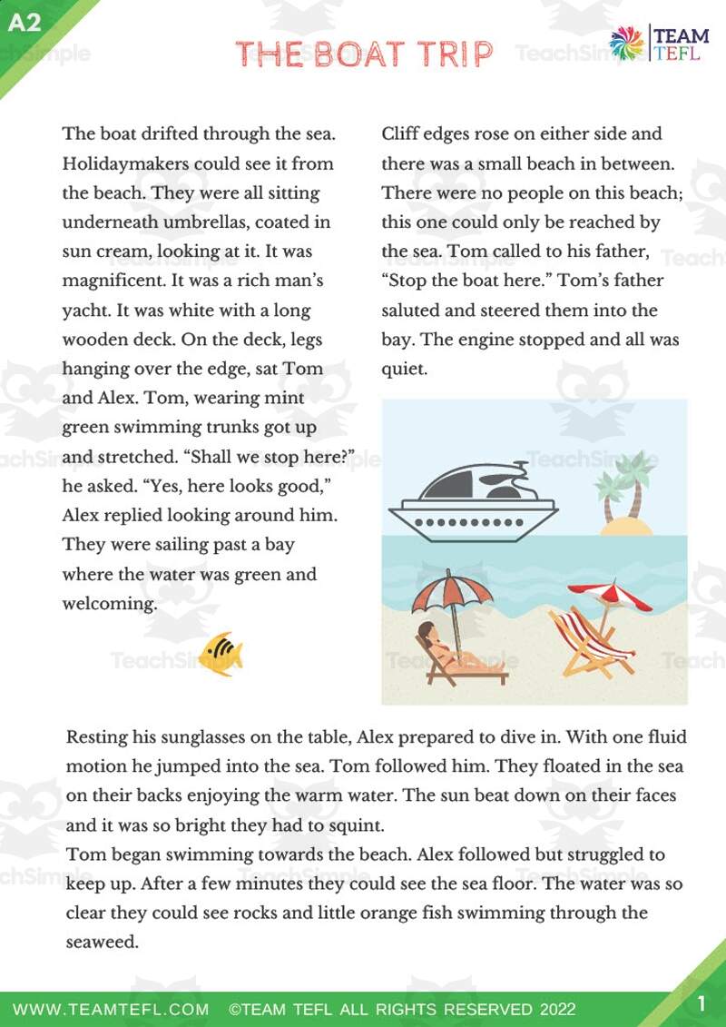 Reading Comprehension Pre Intermediate Stories Johnny S Imaginary Friend Short Story Pre Intermediate Lesson