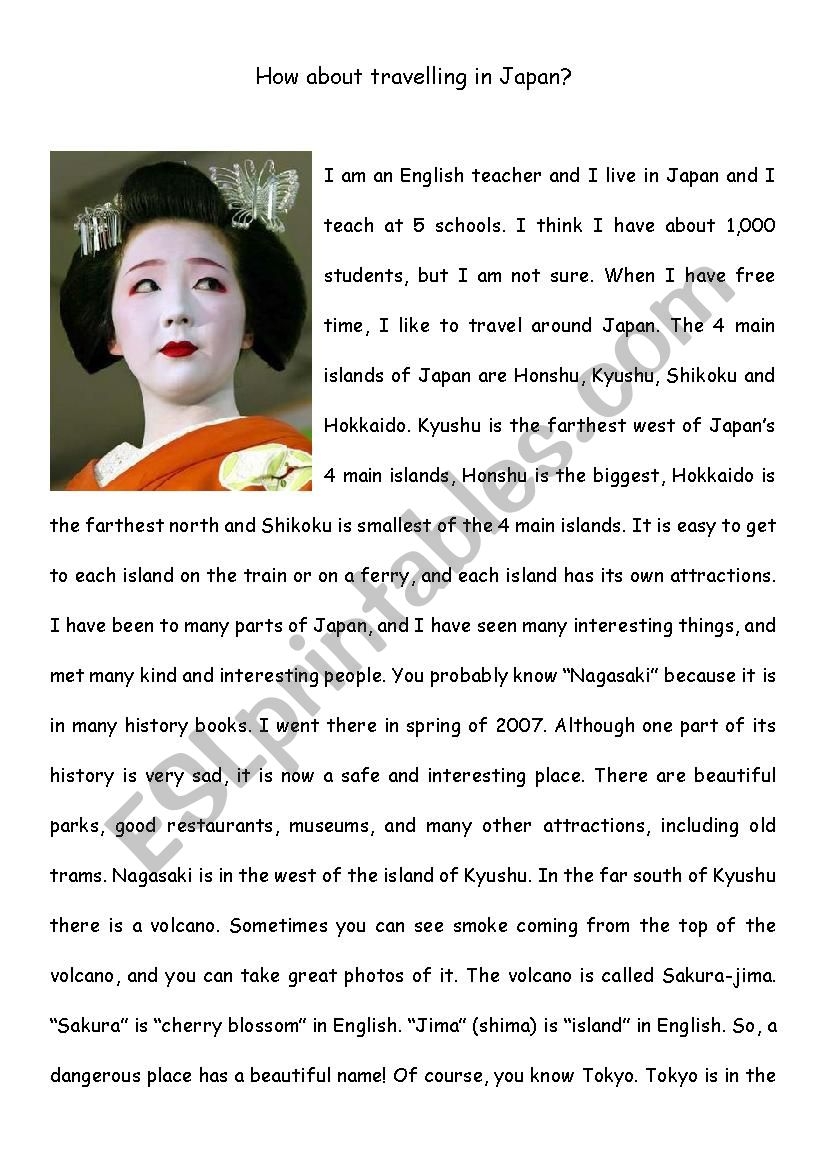 ESL Reading Comprehension Writing Activity Worksheet Ramen Japan By Teach Simple