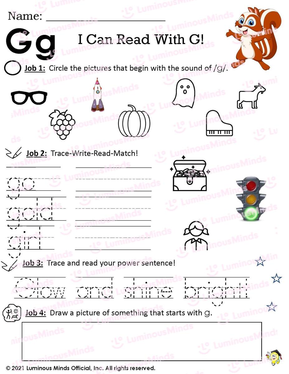 Reading Comprehension Worksheets I Can Read With G Reading Comprehension Worksheets I Can Read With G