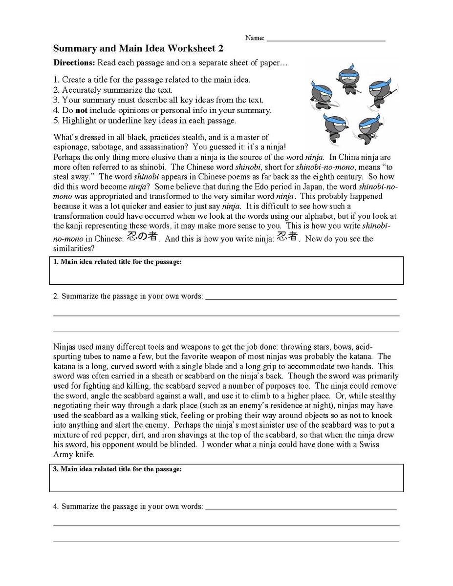 Reading Comprehension Worksheets Online Or Printable
