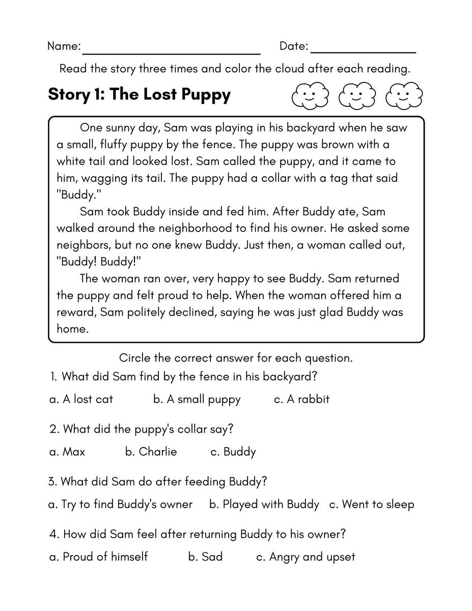 Reading Comprehension Worksheets Stories With Questions Reading Activities Reading Passages Second Grade 1st 3rd Grade ELA Worksheets Etsy Reading Comprehension Worksheets Stories With Questions Reading Activities Reading Passages Second Grade 1st 3rd Grade ELA Worksheets Etsy