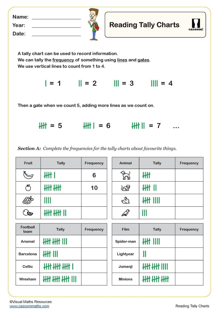 Reading Tally Charts Worksheet Fun And Engaging Year 2 PDF Worksheets Reading Tally Charts Worksheet Fun And Engaging Year 2 PDF Worksheets