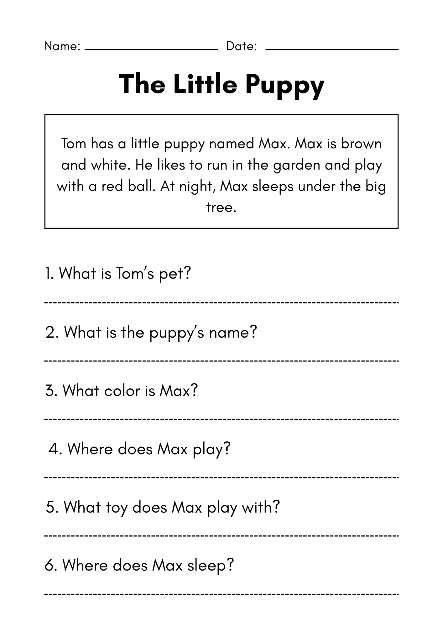 Reading Worksheet For Grade 1 Teaching Resources Reading Worksheet For Grade 1 Teaching Resources