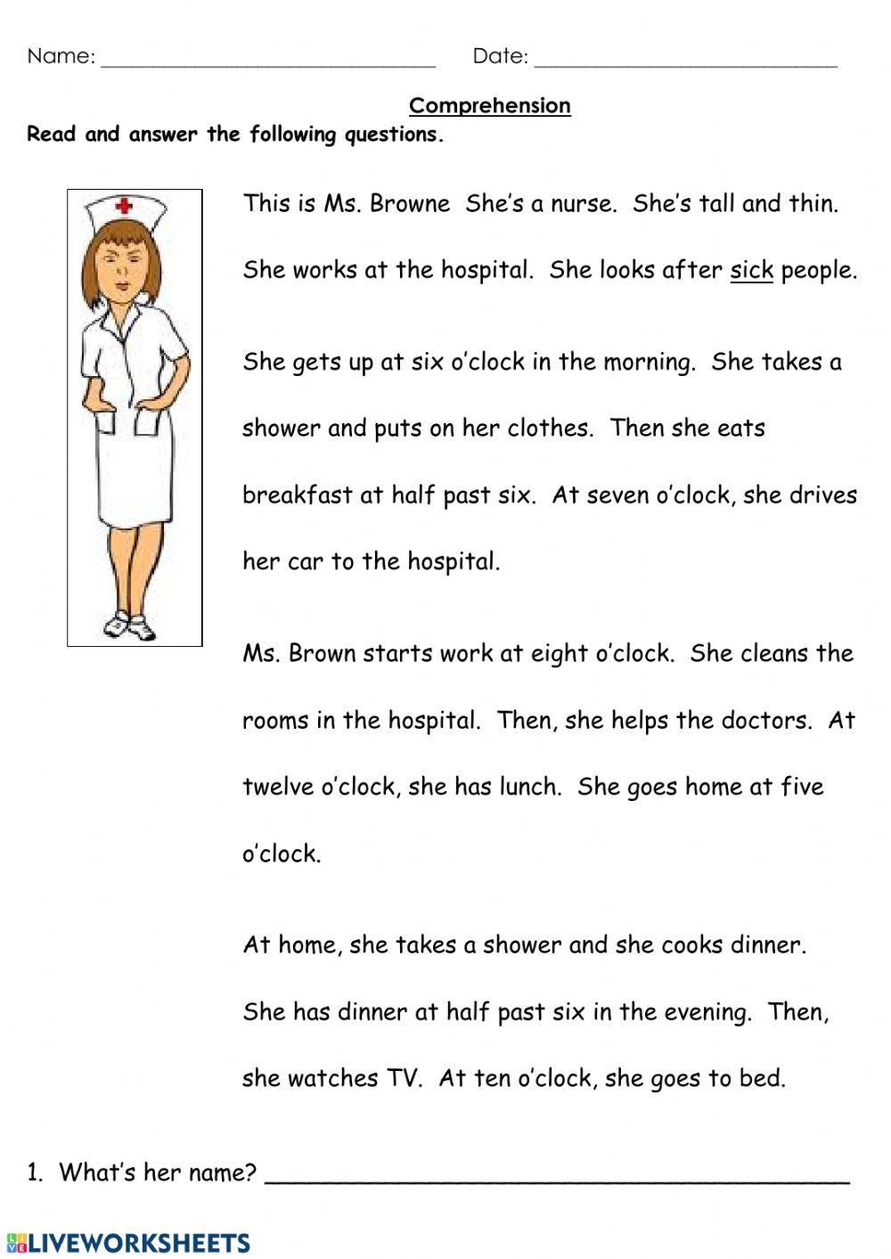 Recalling Facts And Details Worksheet Worksheets Library