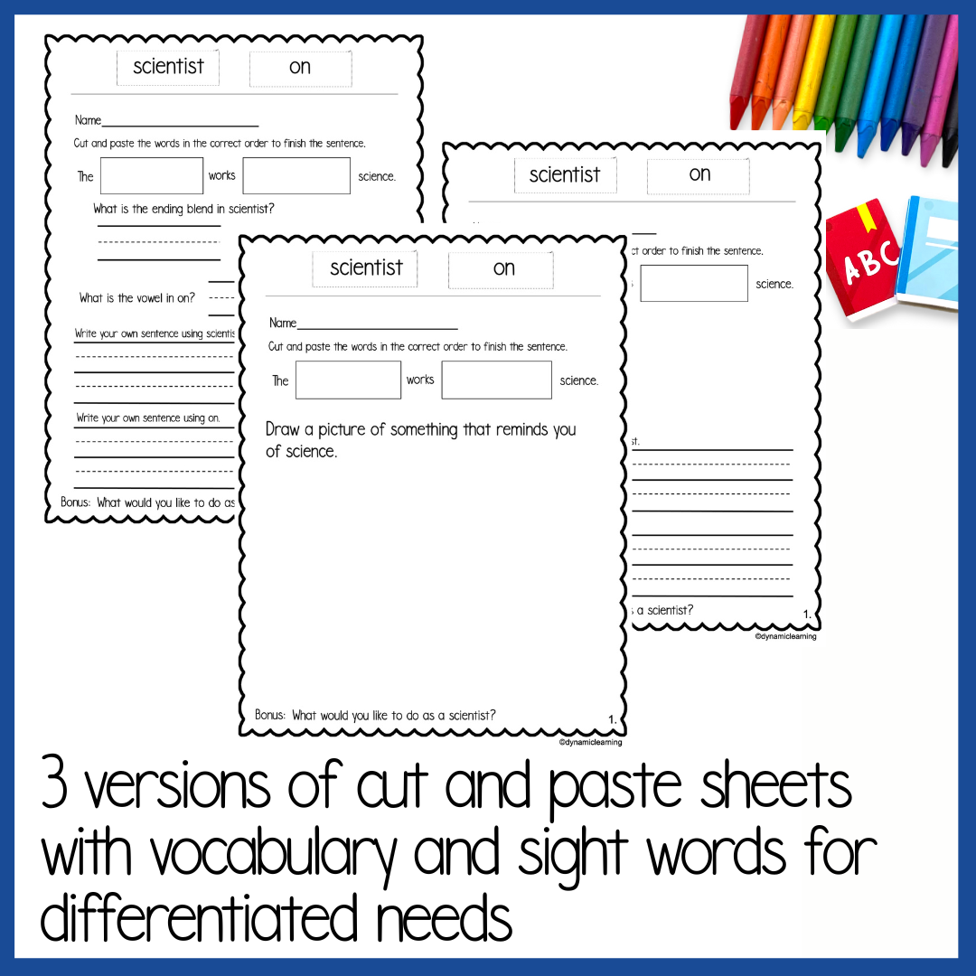Scientific Method Nonfiction Reading Comprehension With Worksheets Dynamic Learning Resources