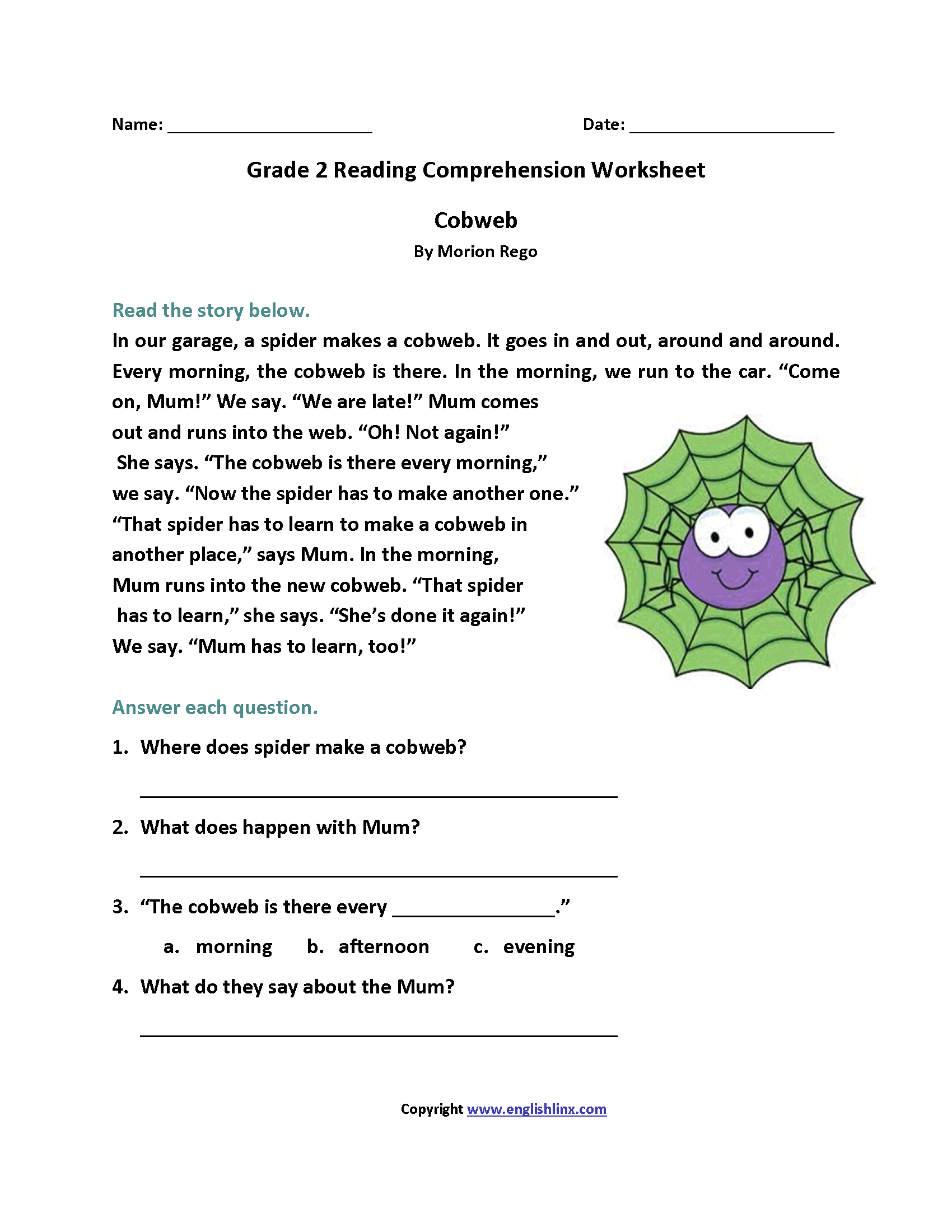Second Grade Reading Worksheets Improve Fluency And Vocabulary Second Grade Reading Worksheets Improve Fluency And Vocabulary