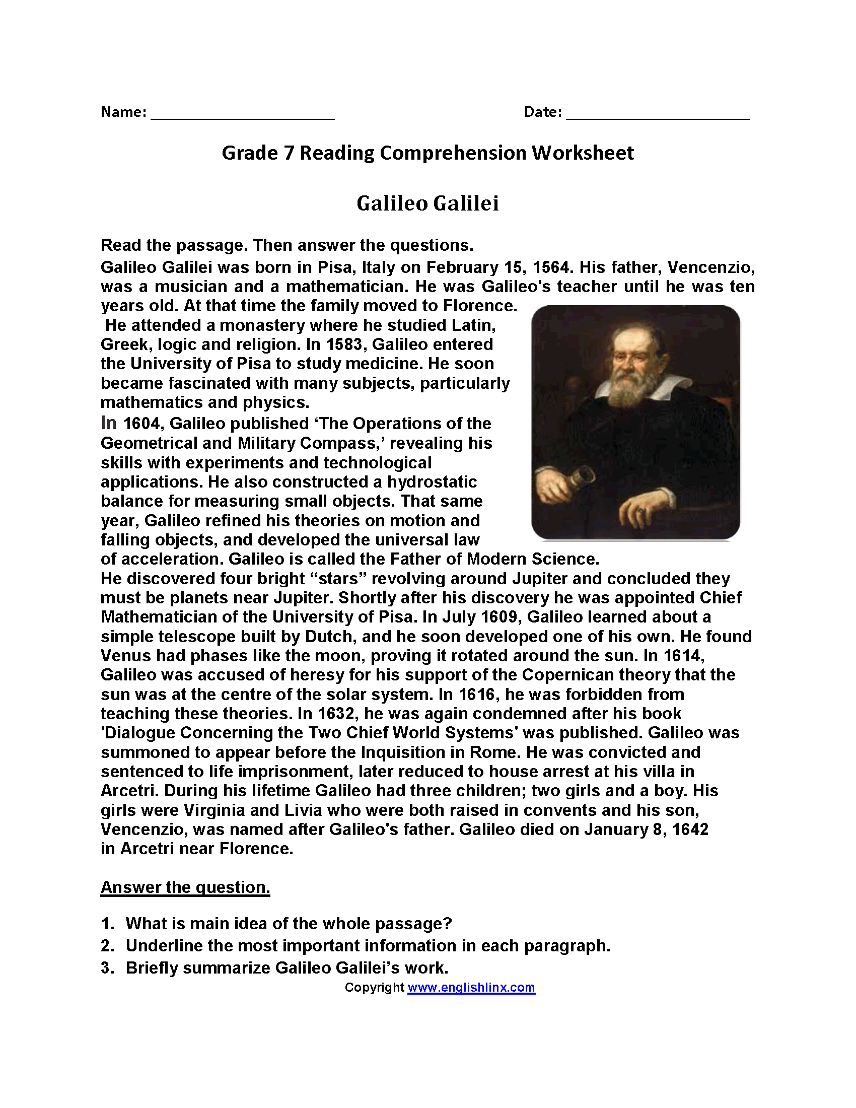 16 Comprehension Reading English Worksheets Free PDF At Worksheets Library