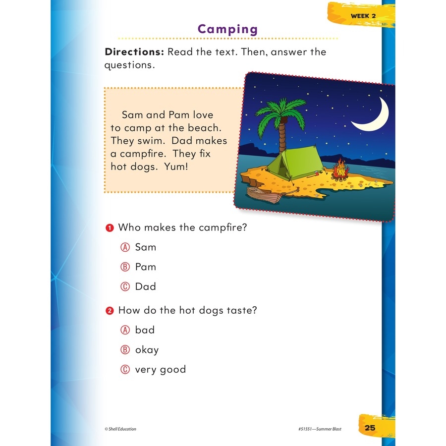 Shell Education Summer Blast Student Workbook Printed Book By Jodene Smith 128 Pages Book Grade K 1 Multilingual FriendsOffice Shell Education Summer Blast Student Workbook Printed Book By Jodene Smith 128 Pages Book Grade K 1 Multilingual FriendsOffice