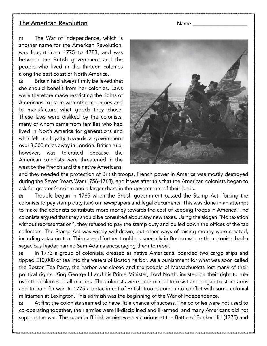 Simple History The American Revolution Classful Simple History The American Revolution Classful