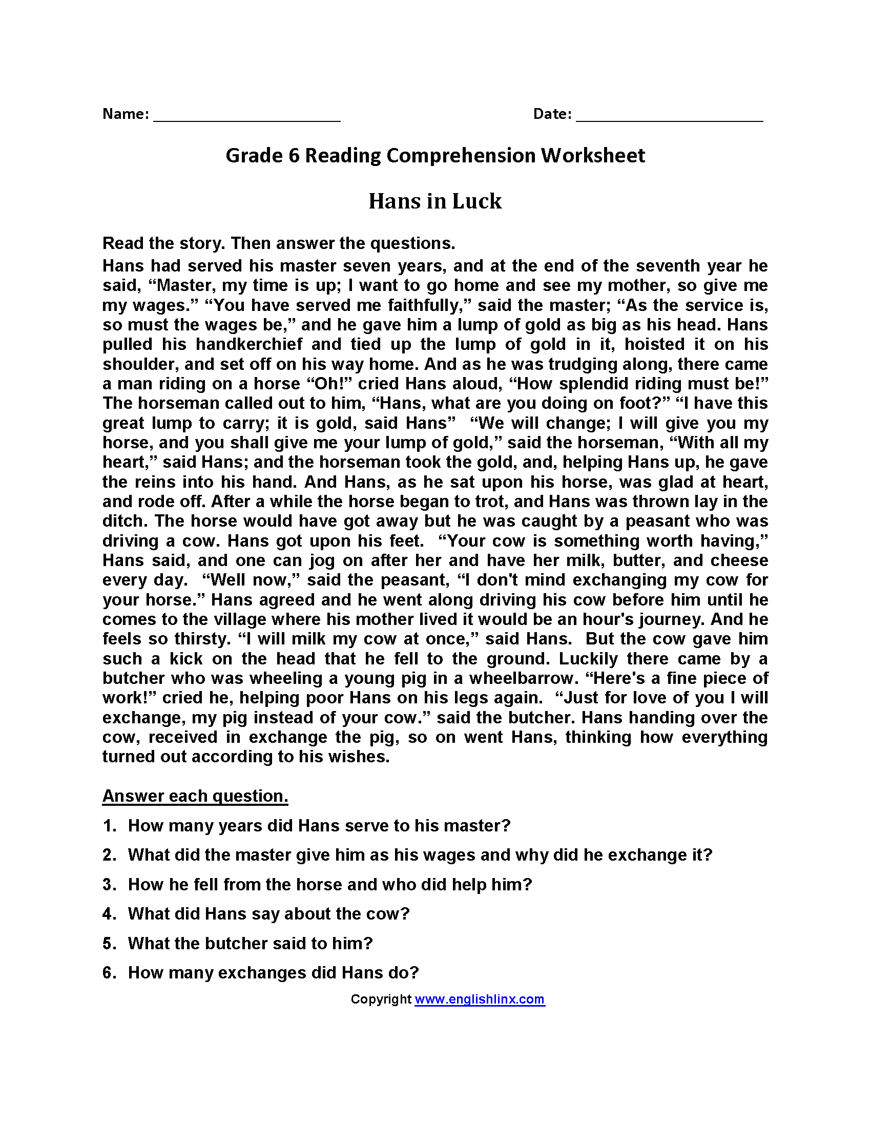 Sixth Grade Reading Worksheets Vocabulary Fluency Practice PDF Grade 6 Reading Workbook Levels W And X K5 Bookstore