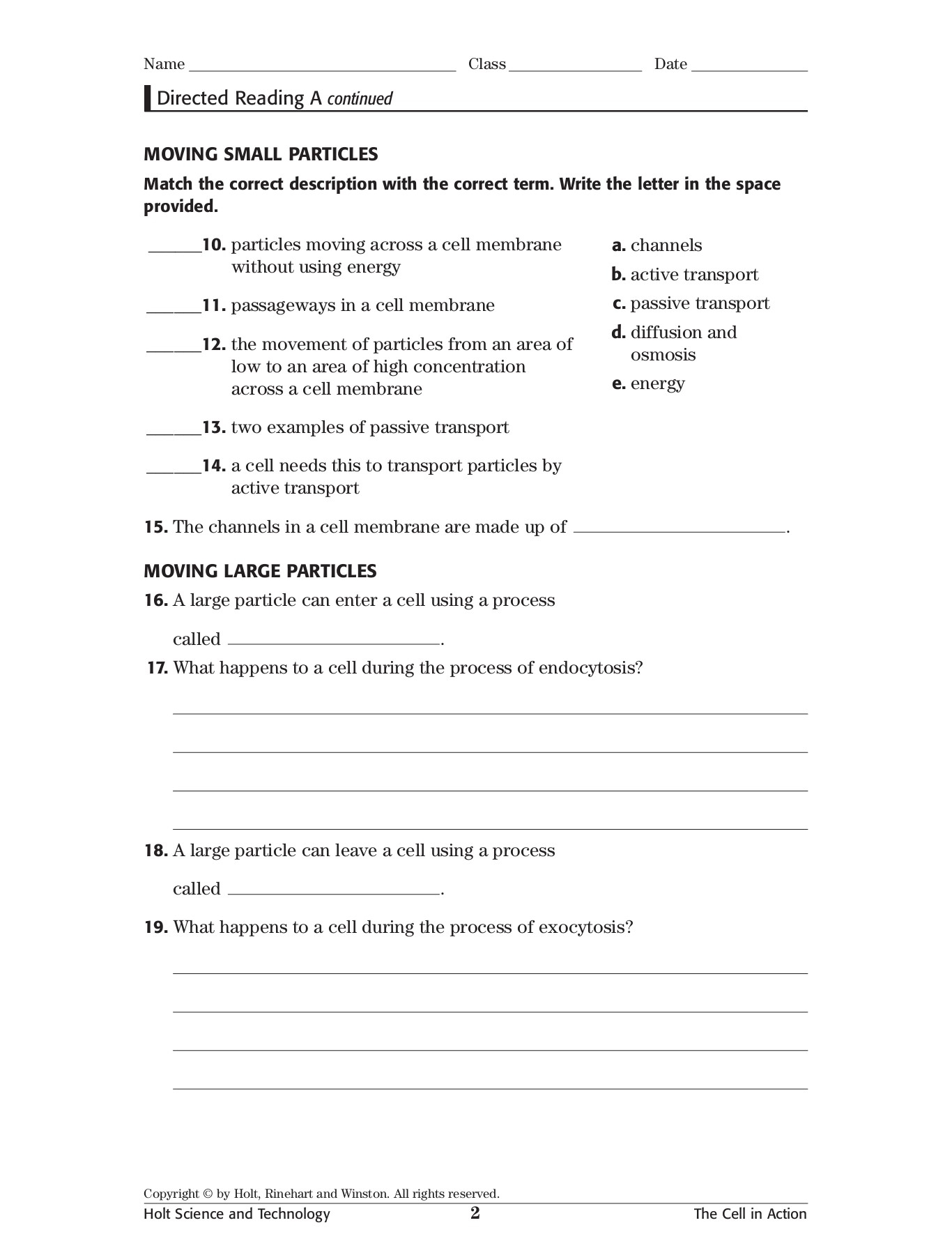 Skills Worksheet Directed Reading A Flip EBook Pages 1 4 AnyFlip