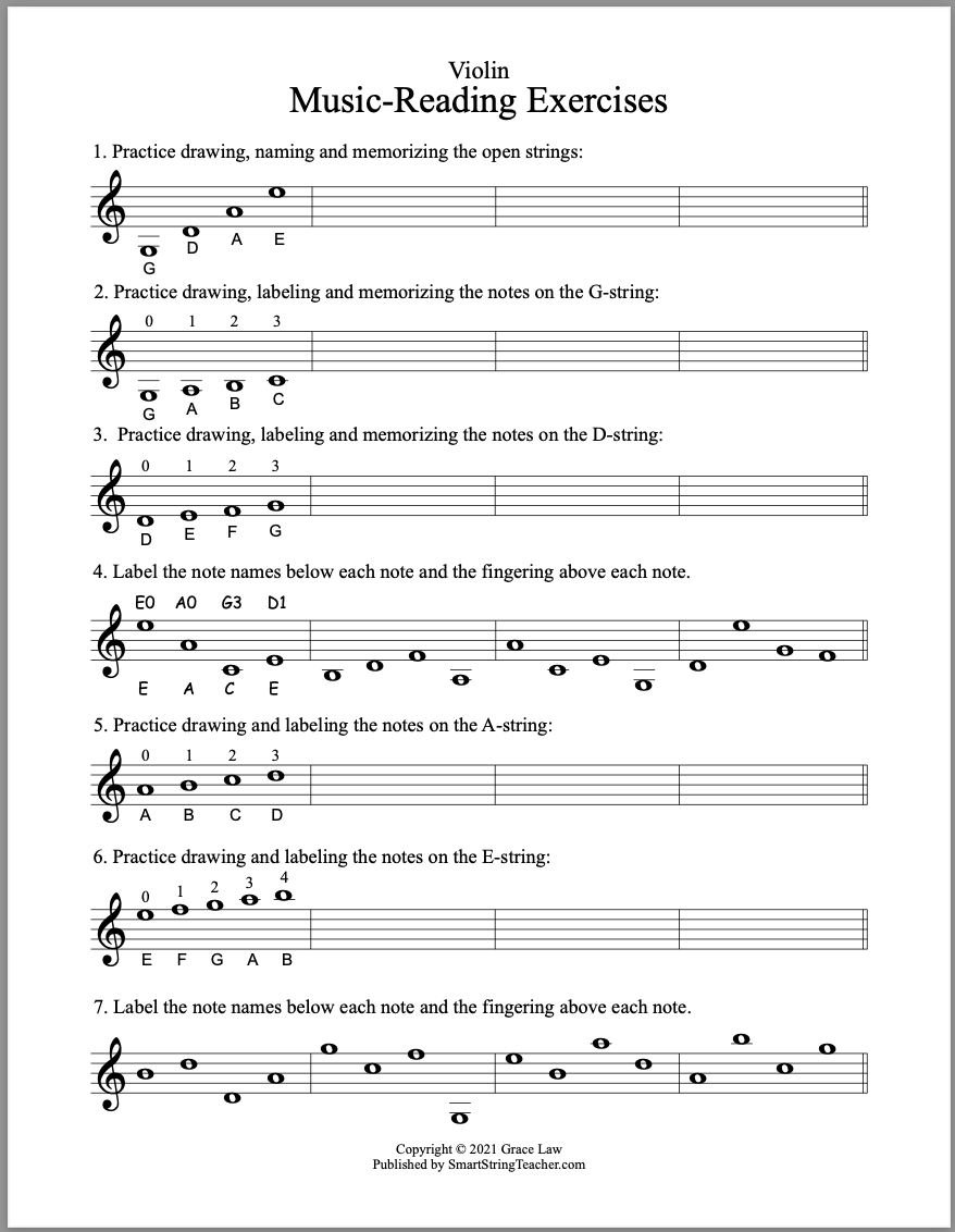 Smart Music Reading For Strings Smart String Teacher Free Music Reading Worksheet For Beginners Download Free Music Reading Worksheet For Beginners Png Images Free Worksheets On Clipart Library