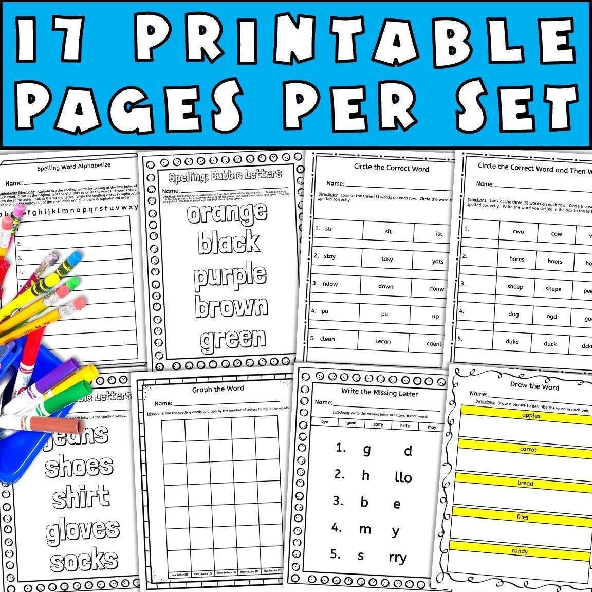 Spelling Worksheets For Special Education Functional Intervention Activities Caroline Koehler At Celavora Education Spelling Worksheets For Special Education Functional Intervention Activities Caroline Koehler At Celavora Education