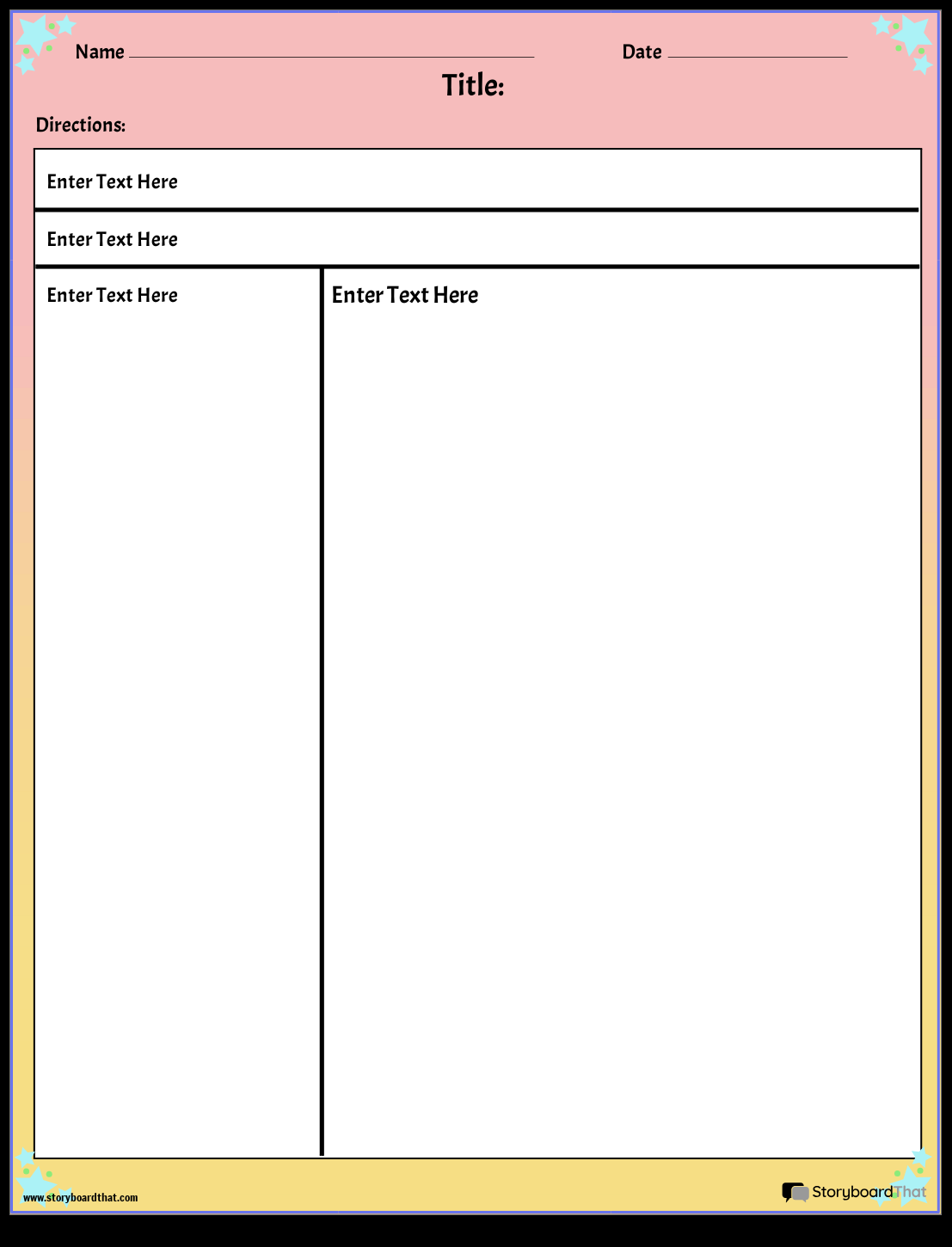 Storyboard That Free Active Reading Templates Storyboard That Free Active Reading Templates