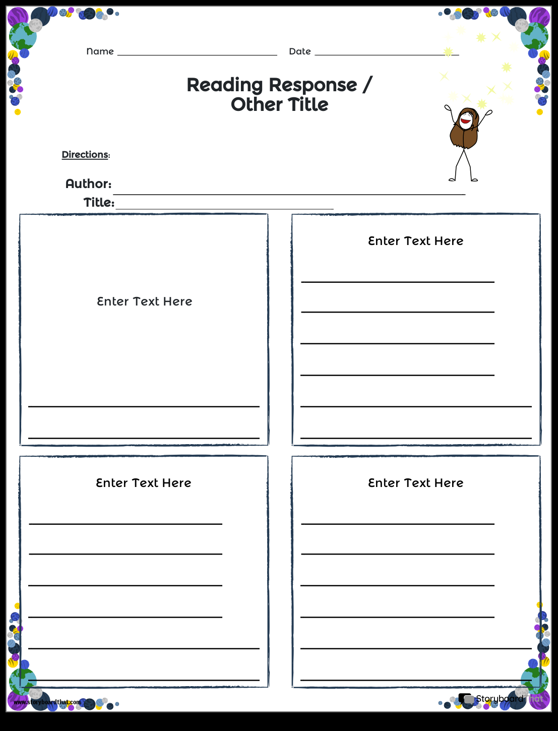 Storyboard That Reading Response Templates For Students 16 Comprehension Reading English Worksheets Free PDF At Worksheeto