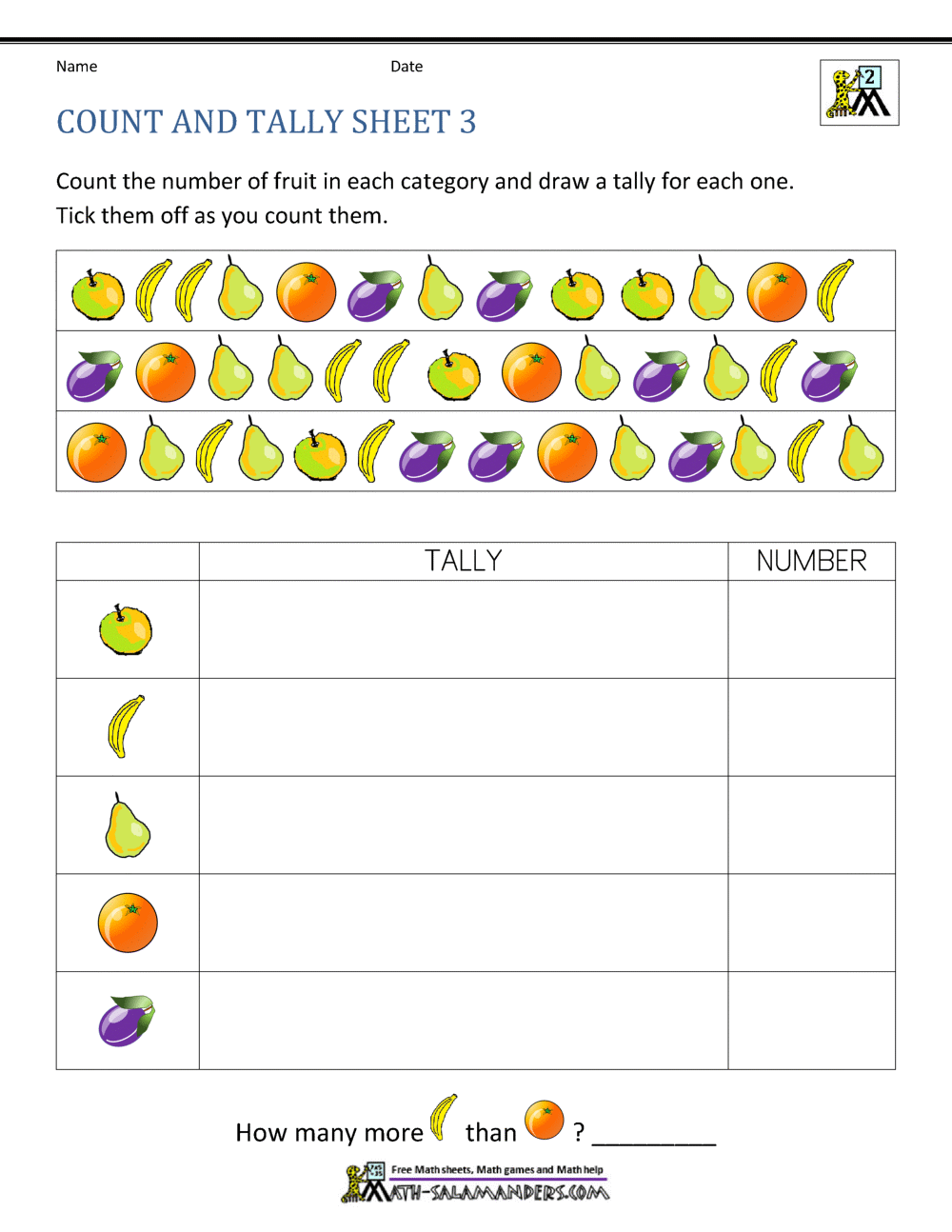 Tally Chart Worksheets Reading Tally Charts Worksheet Fun And Engaging Year 2 PDF Worksheets
