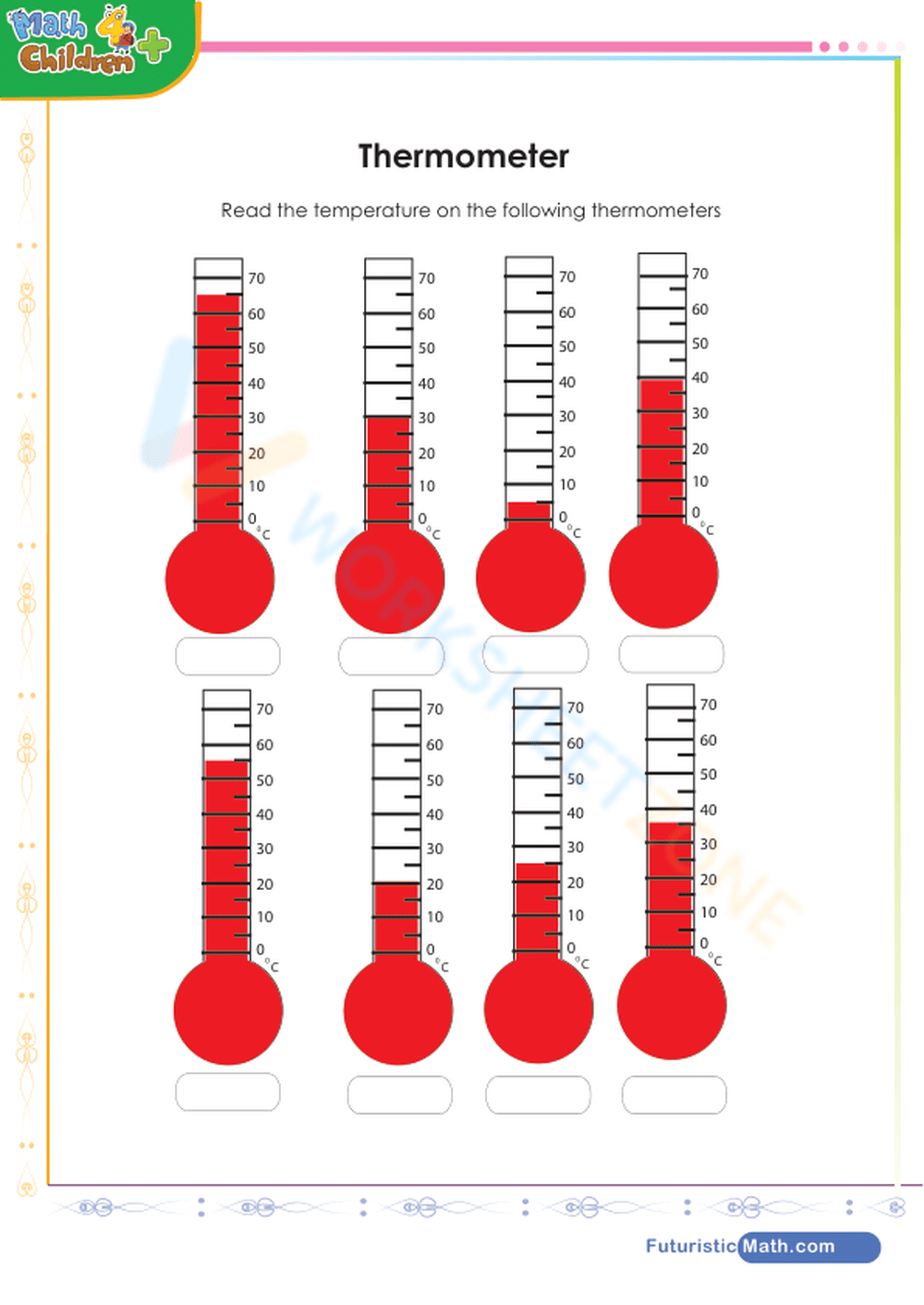 Temperature Conversion Worksheets Printable